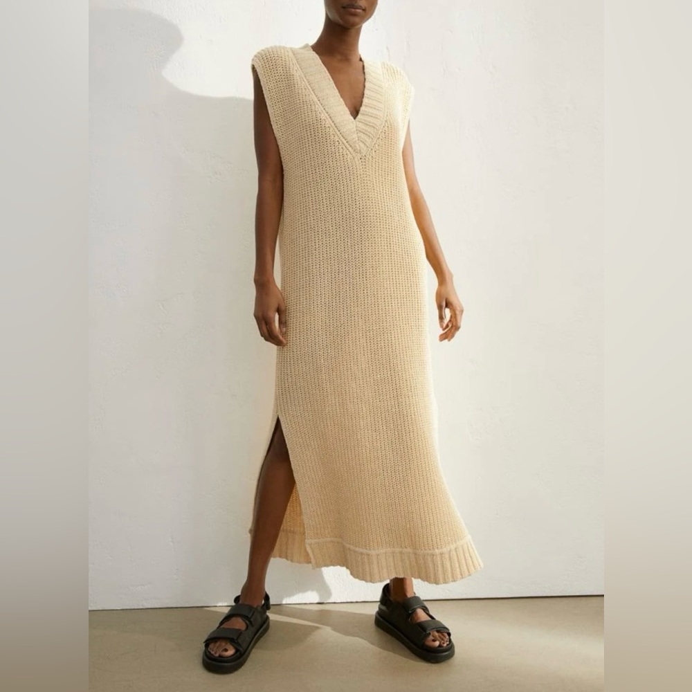 RIB-KNIT DRESS